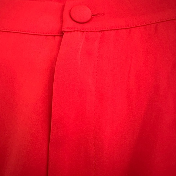 Lulu's Red High Waist Shorts Vibrant and Tailored - Picture 2 of 11